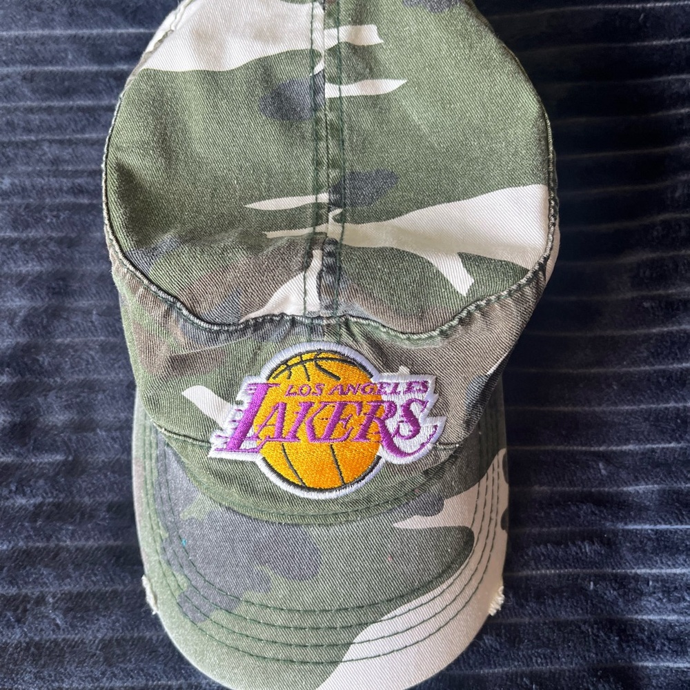 Camouflage Los Angeles Lakers Cap